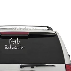 Car Decal with Posh Ambassador Graphic